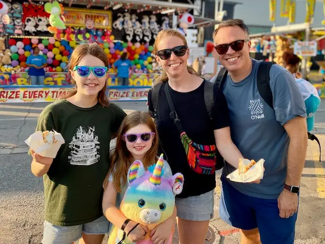 Blake Chapman and family at CNE